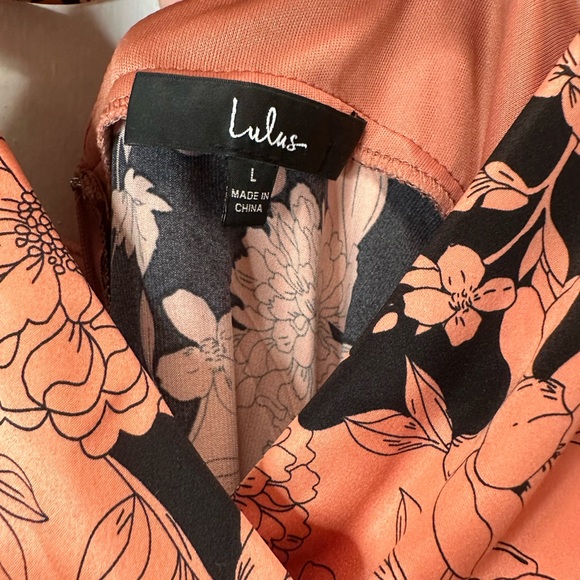 Lulu’s Tea Gardens Rusty Rose Floral Print Satin Maxi Dress - Picture 10 of 16